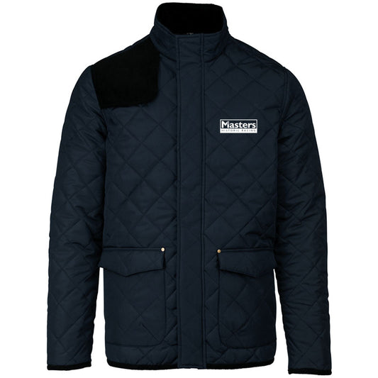 Navy Cord Quilted Jacket